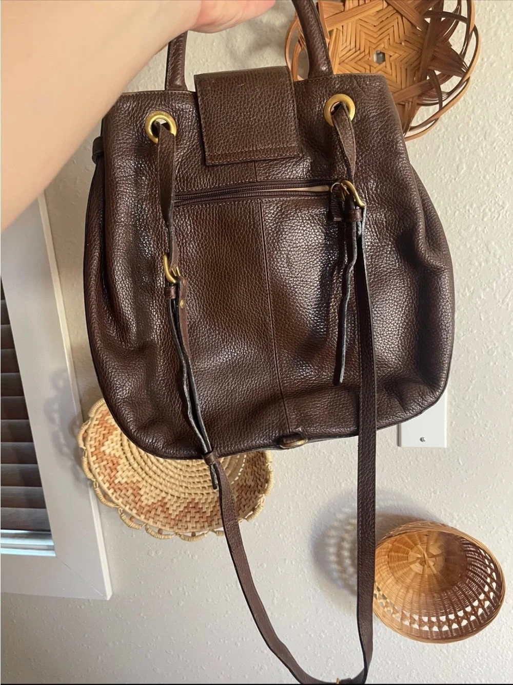 Bally Convertible Backpack Purse